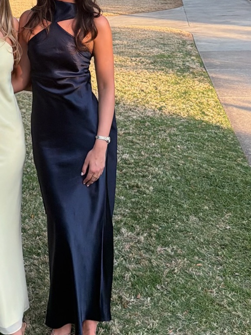 Amanda Uprichard Navy Halter Maxi Dress - Picture 4 of 4